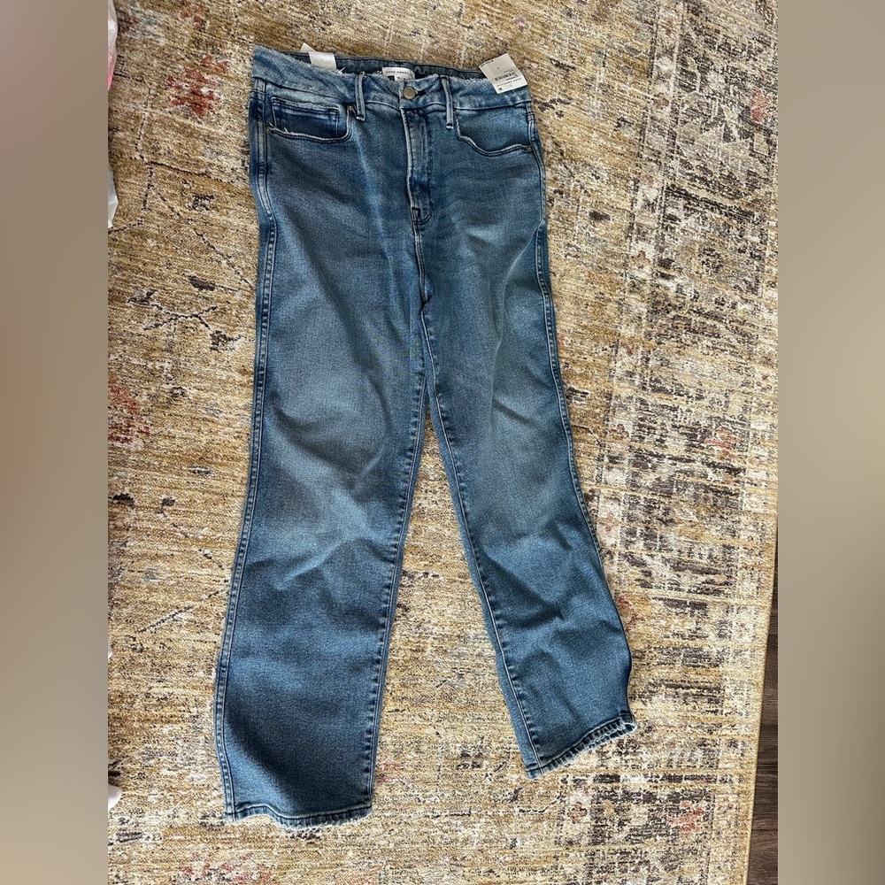 NWT Good American - Good Curve Straight Jean 10/30